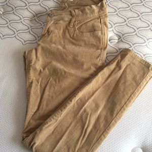 Khaki corduroy pants